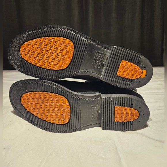 Double H Black Leather Men's Engineer/Motorcycle Boots Size 8.5 D - Picture 6 of 9